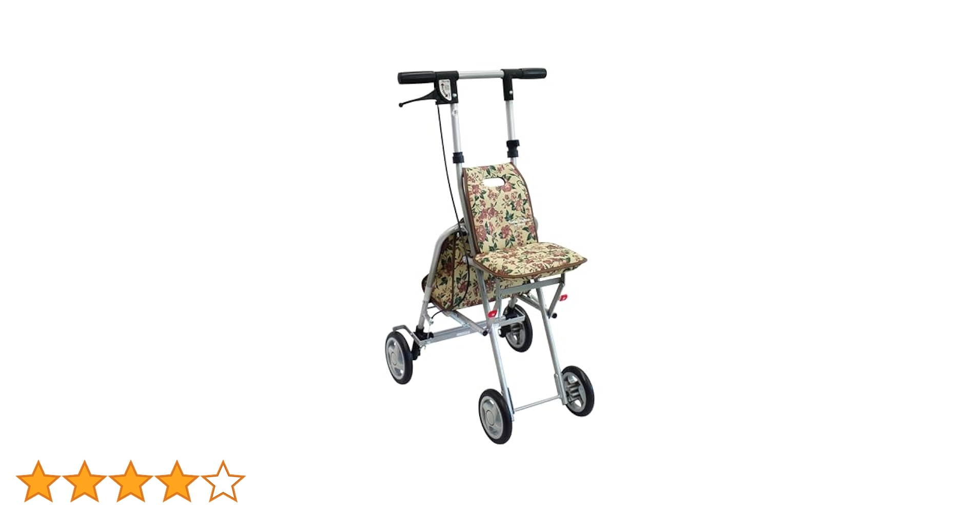 【美品】花柄 シルバーカー 折りたたみ式 Sunny Walker AS-Ⅲ Amazon | 島製作所 シルバーカー サニーウォーカー AS-III 花柄